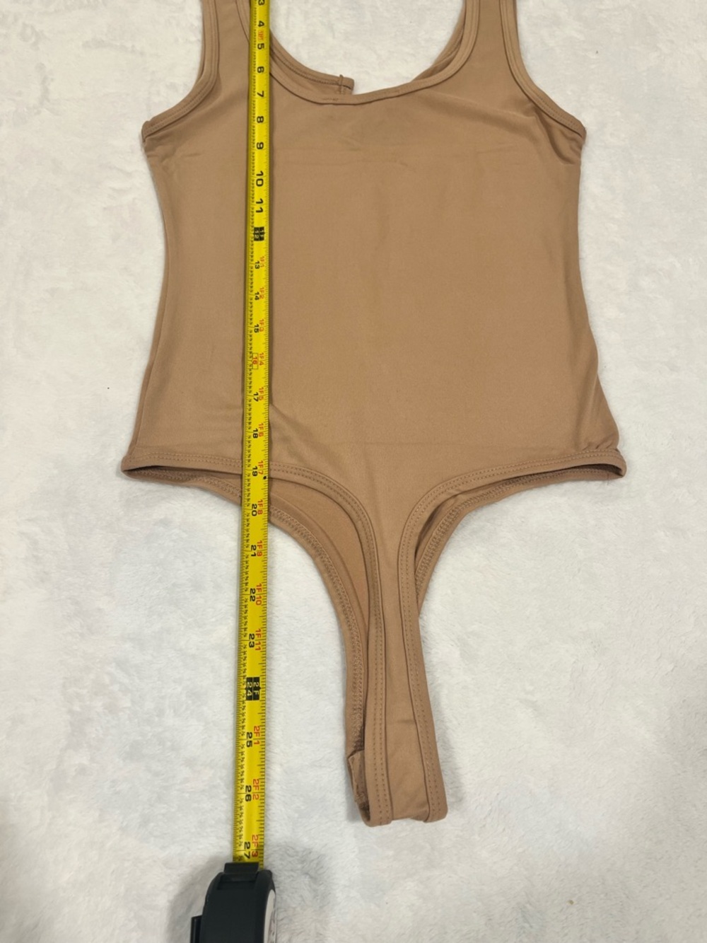 BRAND NEW Tan Zenana Bodysuit - Size Small - Picture 8 of 9